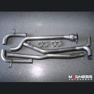 Alfa Romeo Giulia Performance Exhaust - 2.0L - MADNESS - Monza - Stainless Steel Tips